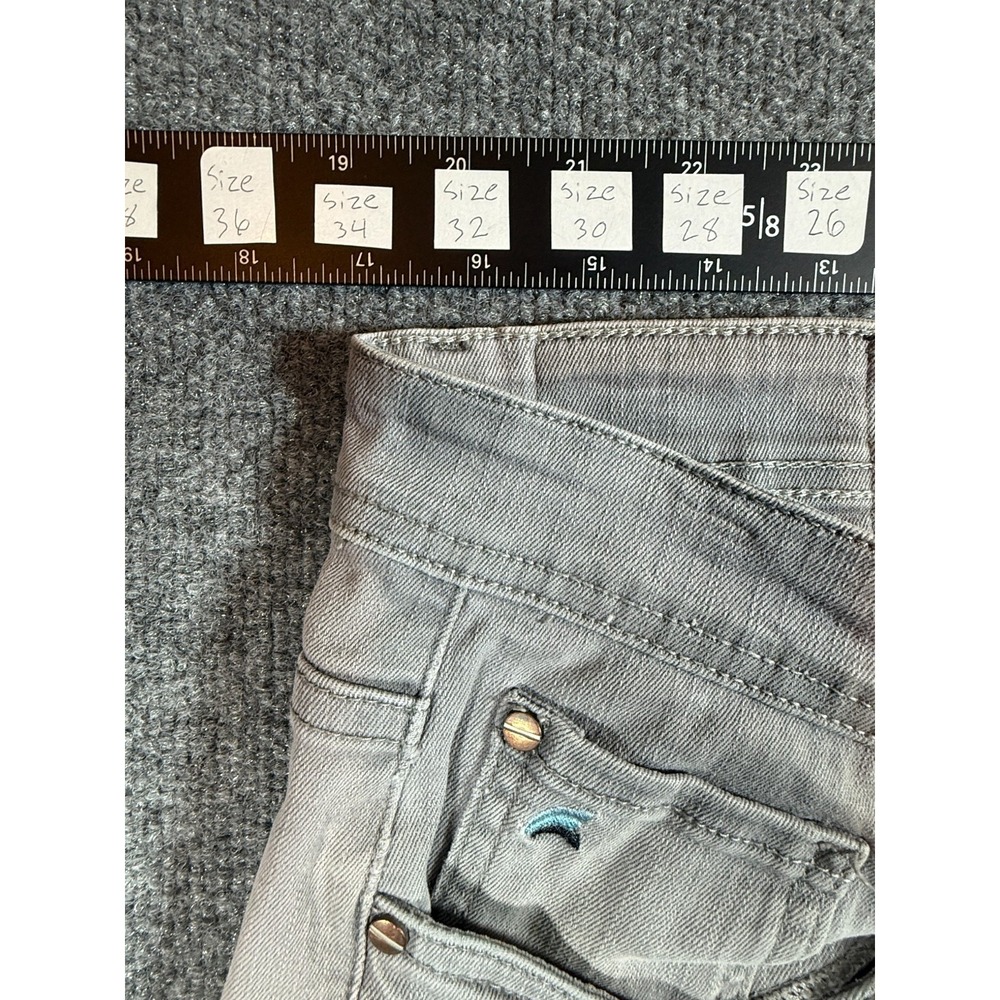 Tailor Vintage Canaan Jeans Mens 34x32 Gray Denim Stretch Slim Fit‎ Straight Leg - Picture 4 of 6